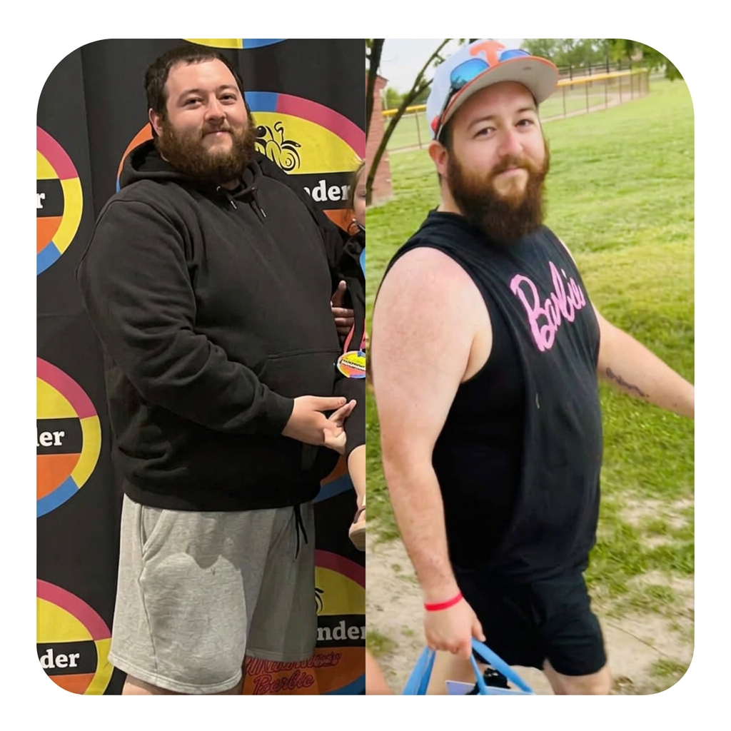 Brittany G. before and after transformation